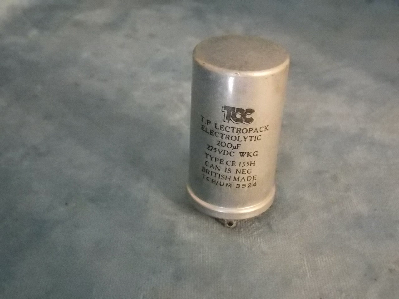 TCC, PLESSEY, ELECTROLYTIC  CAPACITOR, 200uF @ 275V