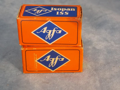 AGFA, ISOPAN, ISS, 21 DIN, 135-36, BOXED FILM, EXPIRED FEB 1970