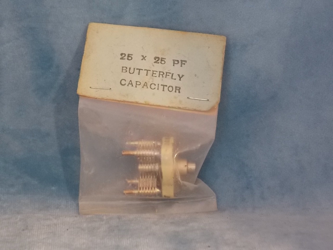 JACKSON, C711/25, 25pF,  25 x 25pF, BUTTERFLY TRIMMER, CAPACITOR, NOS