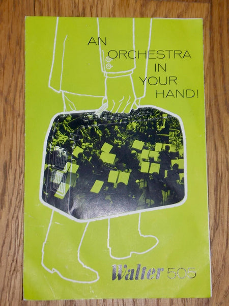AN ORCHESTRA IN YOUR HAND, WALTER 505,  CATALOGUE,