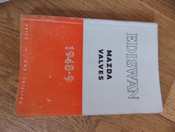 EDISWAN, MAZDA VALVES, DATABOOK, 1948-9