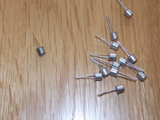 BC107, ATES,  Bipolar, BJT, Single Transistor, General Purpose Amplifiers/Switches, NPN, 25 V, 200 mA, 600 mW