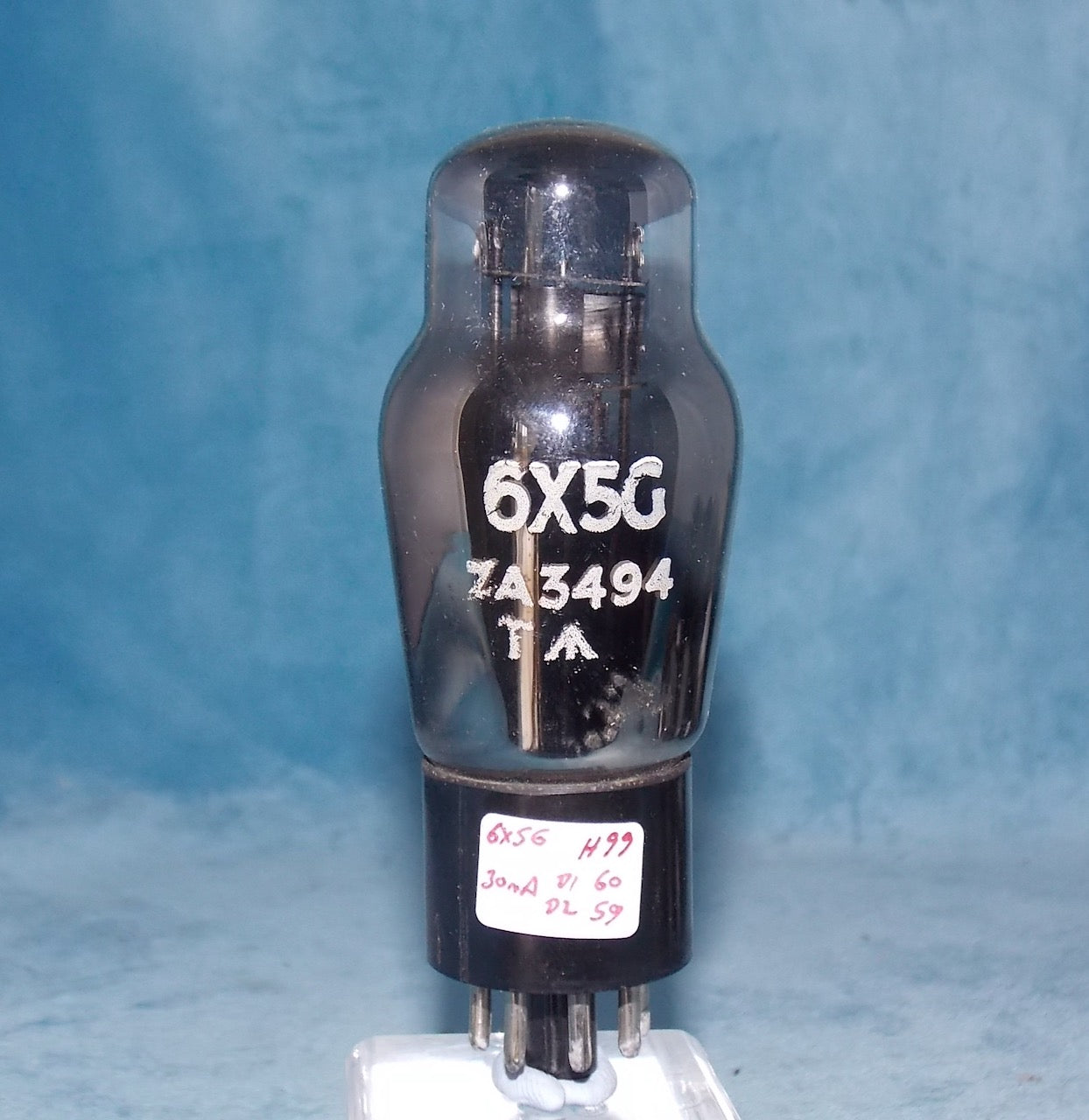 6X5G, TUNGSRAM, TOTTENHAM, PRE 1954 MANUFACTURE FOR ARMY, ZA3494