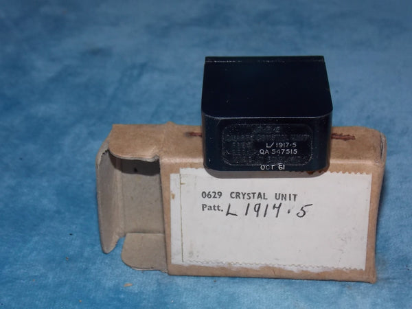 L1917.5KHz, 1917.5KHz, CRYSTAL, BOXED, DATED 1959, FROM, Admiralty Surface Weapons Establishment, ASWE, Admiralty Research Establishment,ARE,