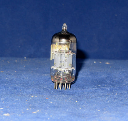 EFC82, MULLARD, FADED YELLOW PRINT, FACTORY CODE, 4X5 L3C1, MBLE BRUXELLES 1963 MANUFACTURE