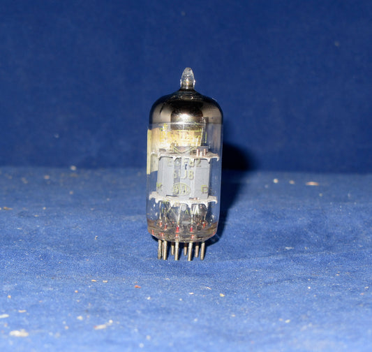 EFC82, MULLARD, FADED YELLOW PRINT, FACTORY CODE, 4X5 L3C1, MBLE BRUXELLES 1963 MANUFACTURE