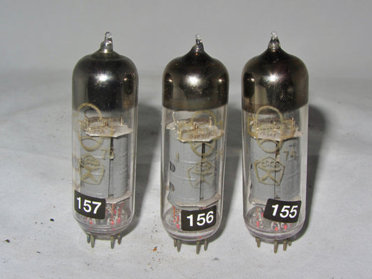 6I1P, REFLEKTOR, EXH81, 6AJ8, CV2128 TRIODE-HEPTODE, NEW BULK EX USSR MIL, 1974/75, IDEAL FOR SIEMENS E311B
