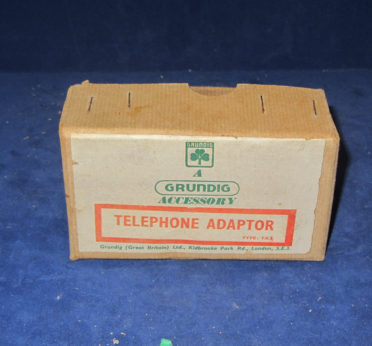 GRUNDIG, TELEPHONE ADAPTOR, SPY ACCESSORY, AS NEW, BOXED FROM 1961