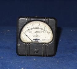 0 - 5mA, Moving Coil Meter, BY PULLIN, MIP