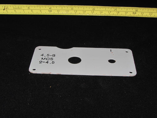 19 SET, WS19 2-4.5, 4-5.8MC/s SWITCH PLATE NOS
