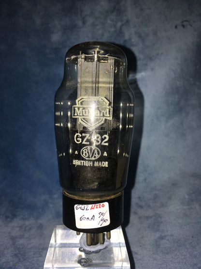 GZ32,  MULLARD, BLACK BASE, FACTORY CODE, 1358 G3, FLEETWOOD, JANUARY 1955 MANUFACTURE