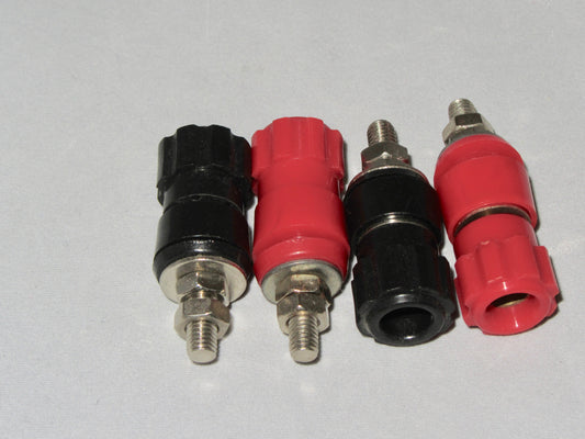RS, BINDING POSTS, RED, BLACK