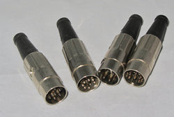 RS, RADIOSPARES, DELTRON, METAL BODIED, 7 PIN DIN PLUG