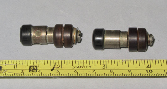 Painton, spring terminals, as used on Eddystone & military receivers, black knob