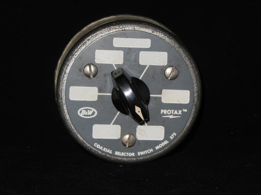 B&W, PROTAX, VINTAGE, 5 WAY, COAXIAL ANTENNA SWITCH