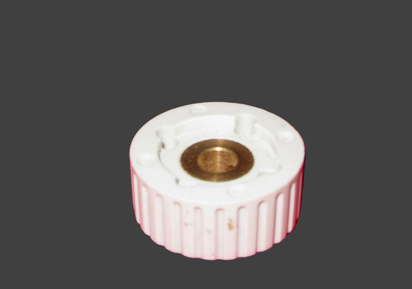 GREY KNOB, KW ELECTRONICS, 30mm DIA,   6mm SHAFT