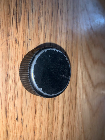 Cast aluminium knob,  Knurled edge, 31mm Dia, 6mm Shaft,   BC348 Receiver, BFO, Volume, Crystal, Dial Light