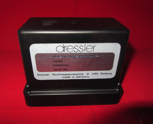 DRESSLER, ULTRA LOW NOISE, MASTHEAD PREAMPLIFIER, 1-1000MHz, MODEL AS12, NEW C/W INSTRUCTION LEAFLET