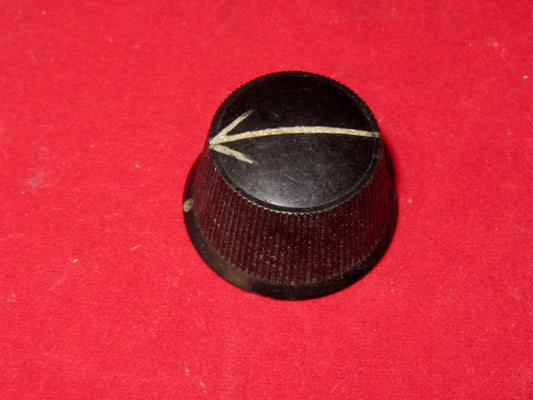25 mm DIA , ARROW LINE KNOB, BLACK