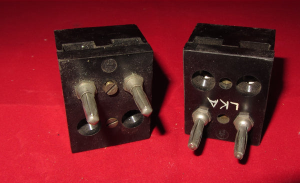 AIR MINISTRY, 2 PART, DOUBLE POLE, CONNECTOR BLOCK