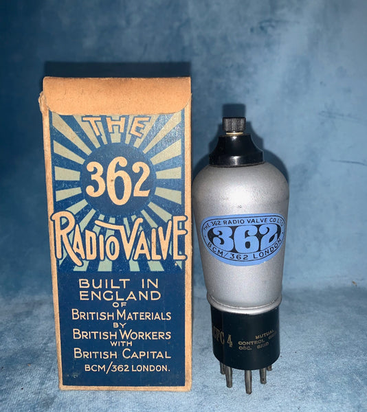 ACFC4, 362 RADIO VALVE, MX40, BOXED, NOS, 1935,