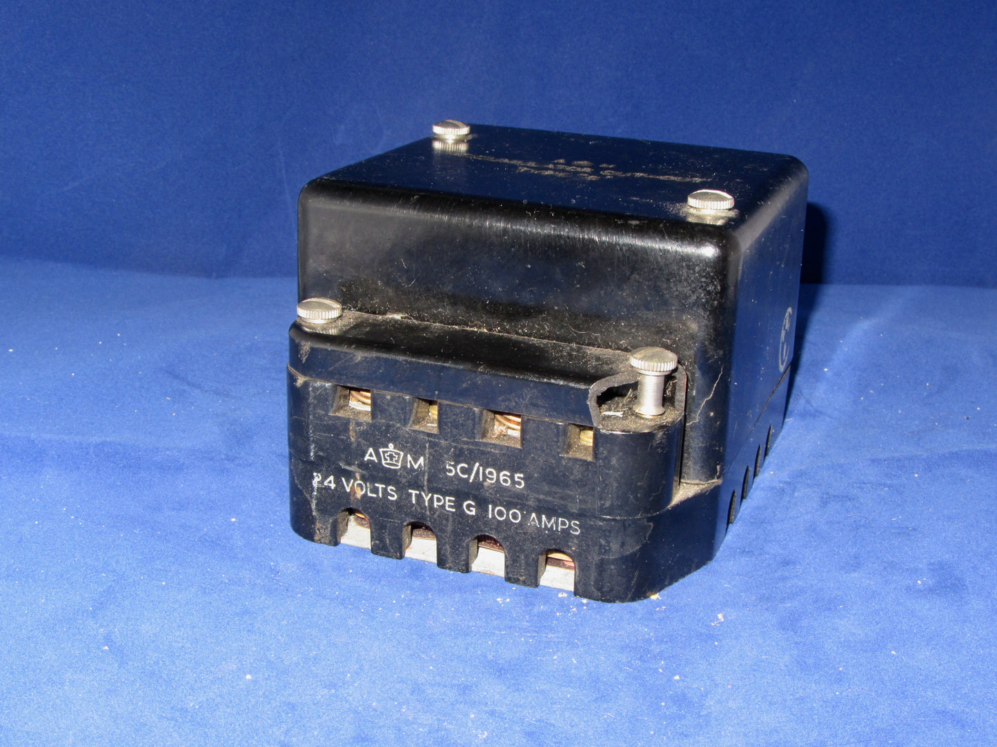ACCUMULATOR CUTOUT, TYPE G, 24V @ 100A, AIR MINISTRY,   5C/1965