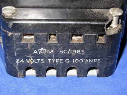 ACCUMULATOR CUTOUT, TYPE G, 24V @ 100A, AIR MINISTRY,   5C/1965