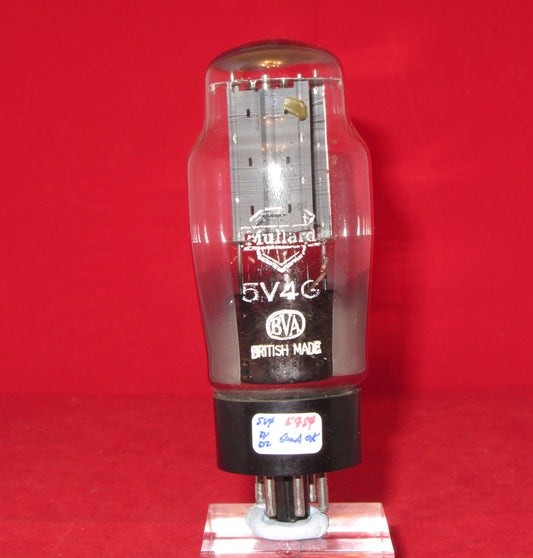 5V4G, MULLARD, BLACK BASE, SG1 B9I, SEPTEMBER 1959 BLACKBURN PRODUCTION