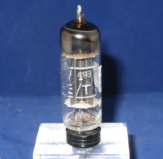 CV493, BRITISH TUNGSRAM, MIL SPEC, 6X4, WHITE PRINT, FACTORY CODE Yy1 J6D,  1956  MANUFACTURE