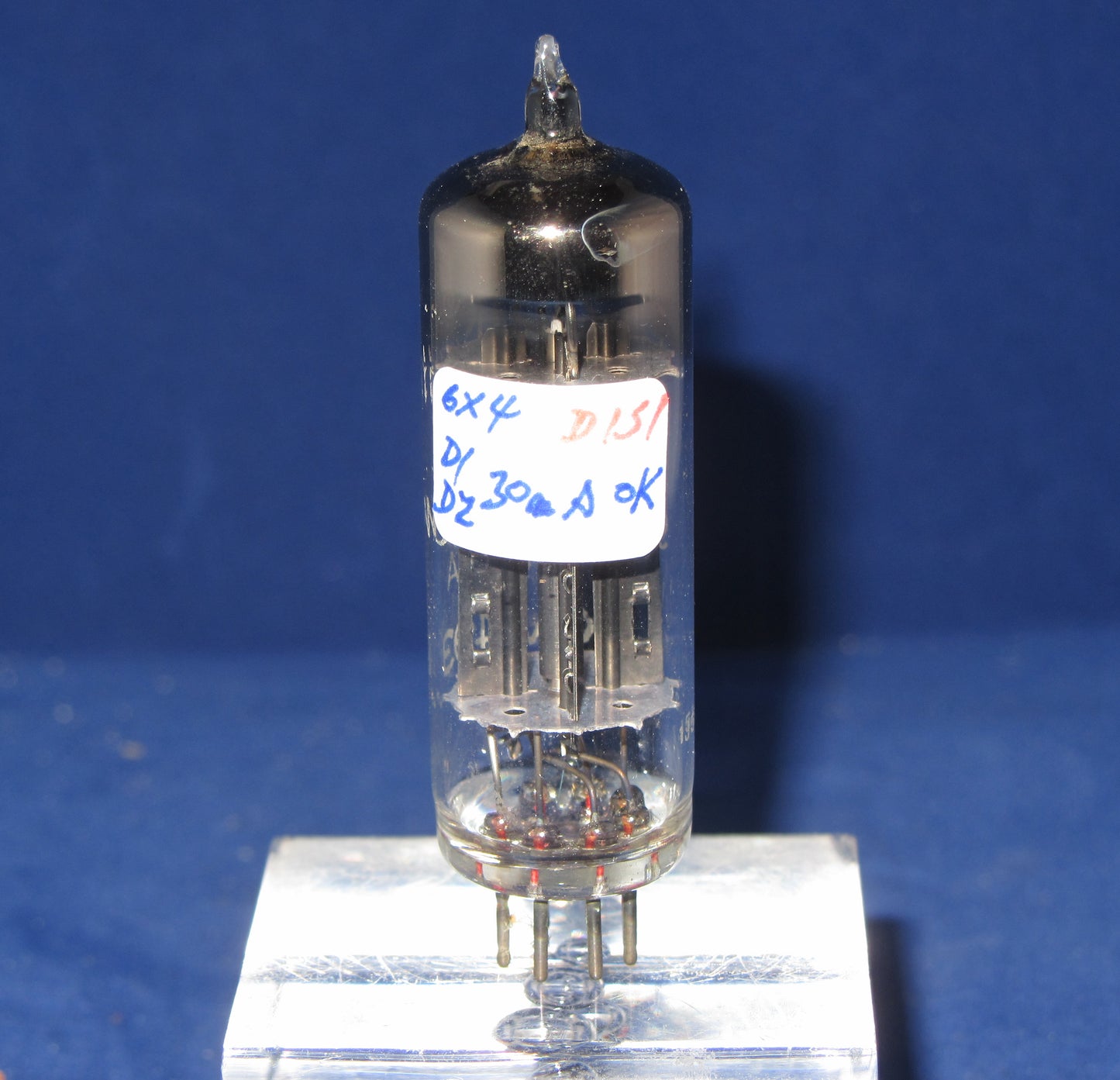 CV493, BRIMAR, MIL SPEC, 6X4, WHITE PRINT,  1955 MANUFACTURE