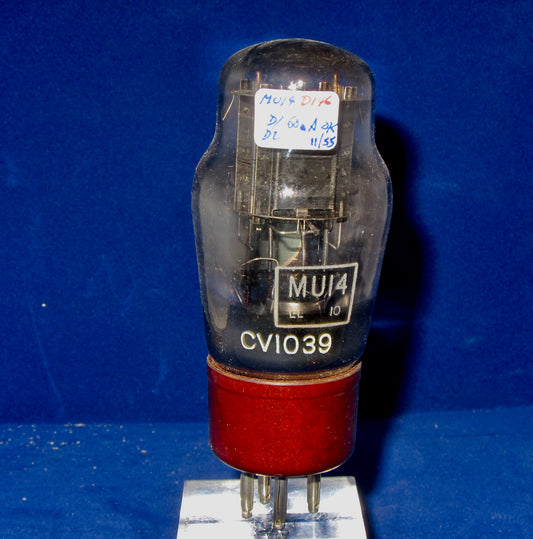 CV1039, MARCONI WIRELESS TELEGRAPH, MIL SPEC MU14, ST SHAPE,  BROWN BASE, NOV 1955 MANUFACTURE