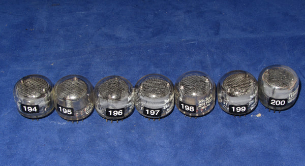 ZM1022, MULLARD UNBOXED, GN4, GN4A, CLEAR, NIXIE TUBE, AS USED IN RACAL INSTRUMENTS