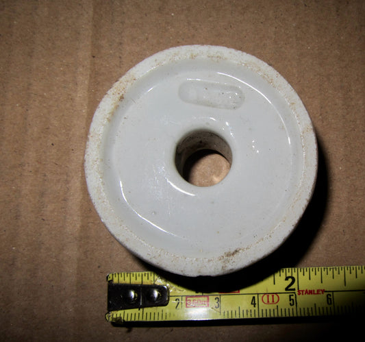 RAYMART, CERAMIC, COTTON REEL INSULATOR, 50mm DIA.