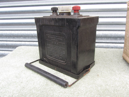 PRITCHETT & GOLD AND EPS LTD. 1945 DATED, BOXED, 2V 75 A/H ACCUMULATOR, UNUSED UNFILLED