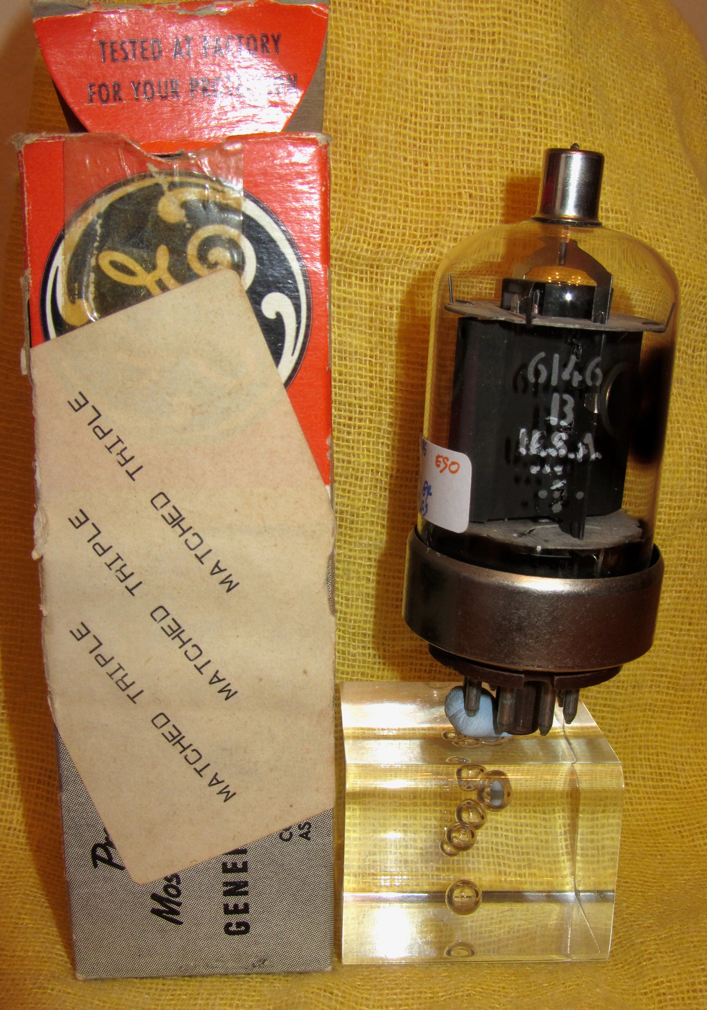 6146B, GE,  BOXED, TESTED