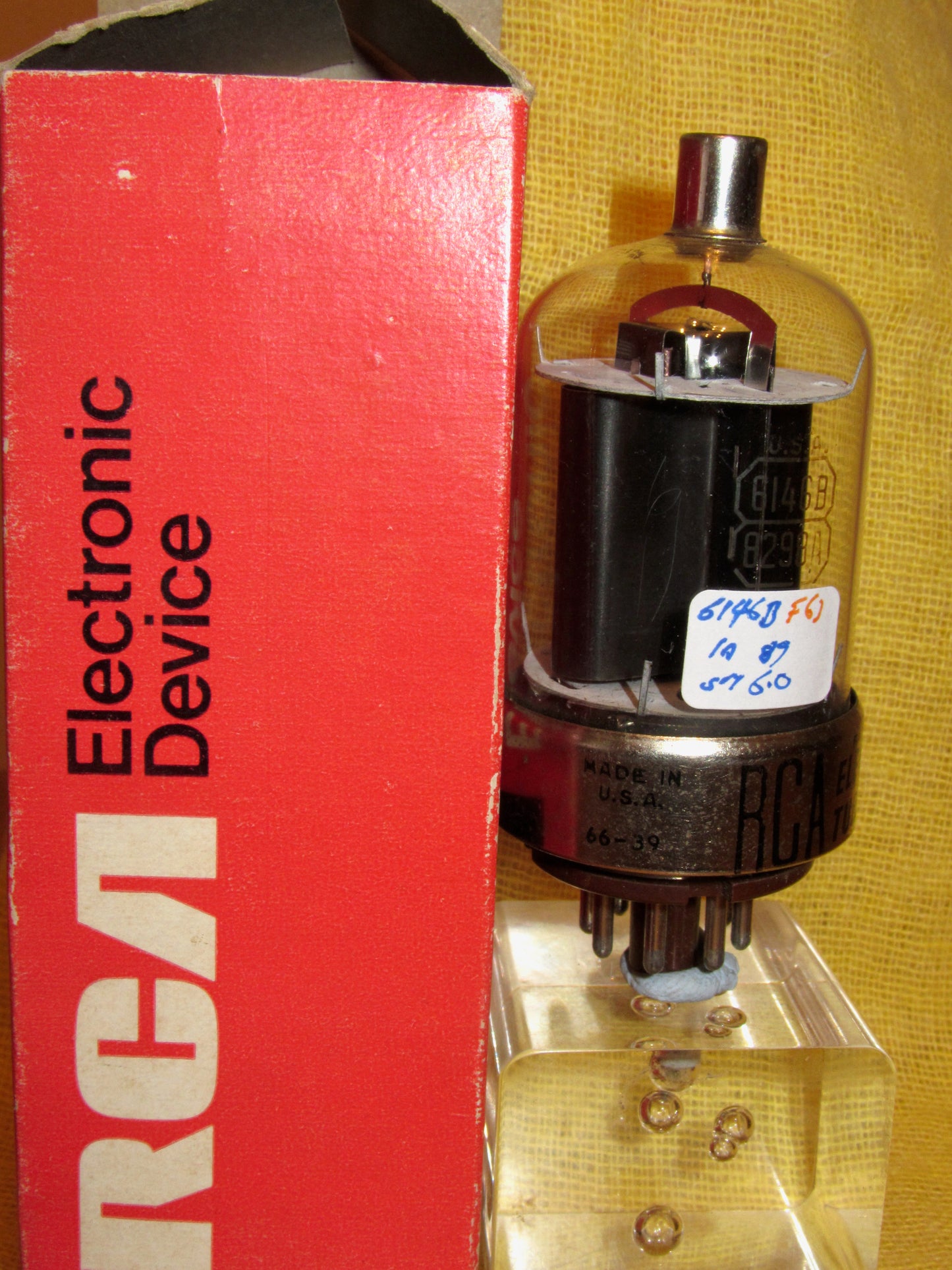 6146B, , RCA, , BOXED, 8298A