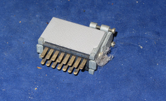 PLESSEY, PAINTON, JONES MULTICON, 159 SERIES,15 PIN PLUG, FOR, QUAD, 50D, 50E, CABLE MOUNT