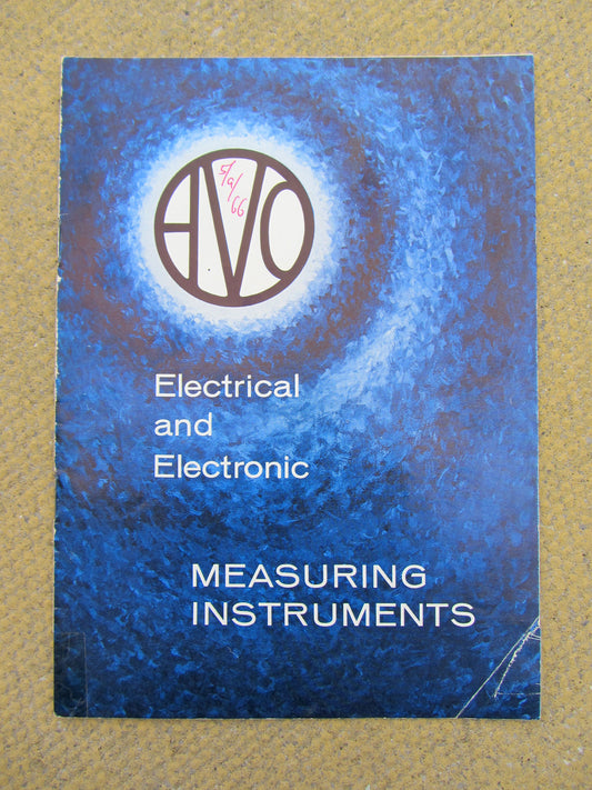 AVO INSTRUMENTS,MULTI PAGE, BROCHURE, 1966