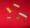 Mullard, C280 Series, Tropical Fish, Polyester Capacitors,250V & 400V Wkg, in Various Values,