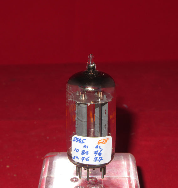 5965, RCA, Red Print, 17mm Anode, 52J Date Code