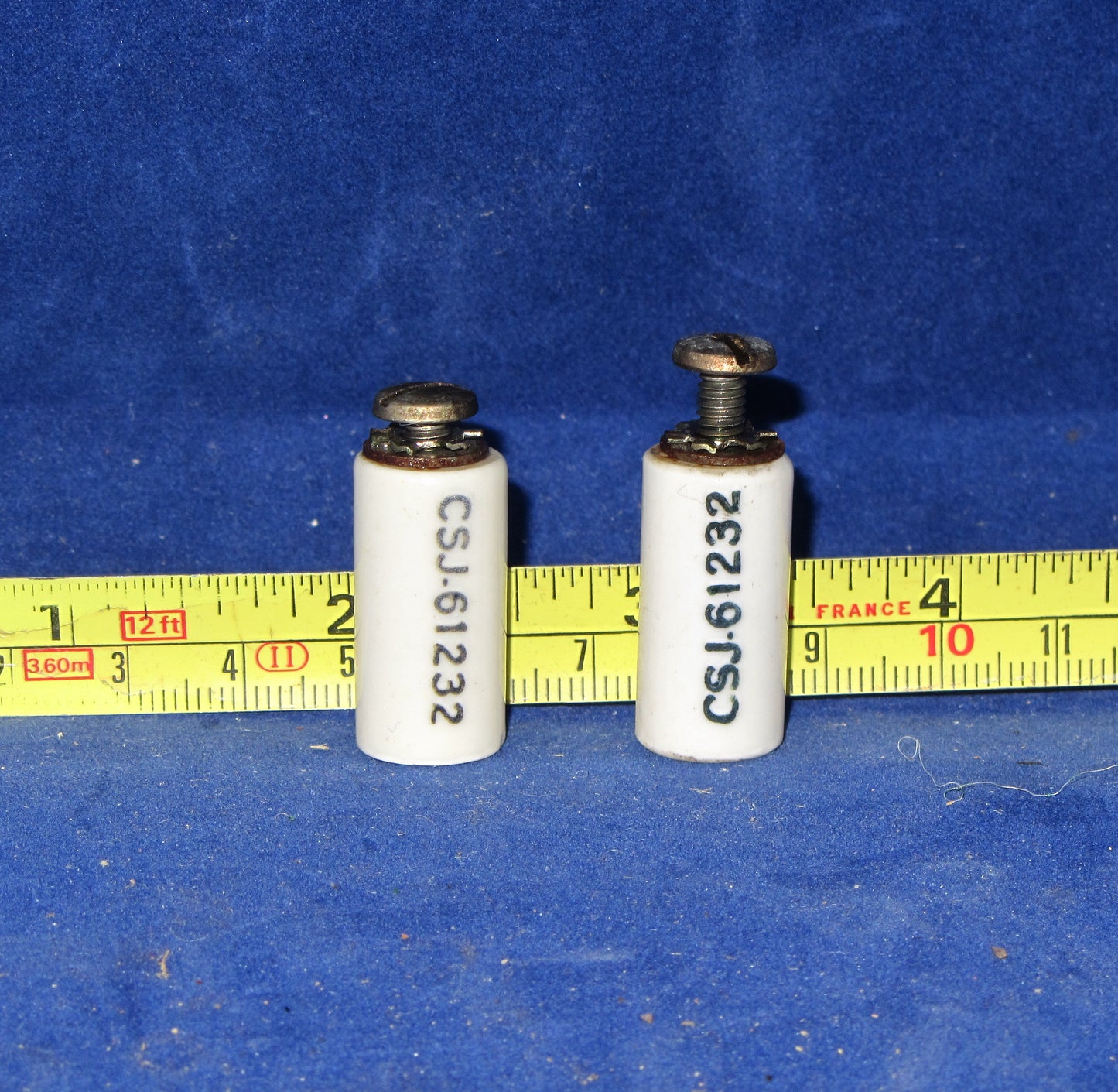 USN,, CERAMIC, PILLARS X2,  -A PAIR, CSJ-61232