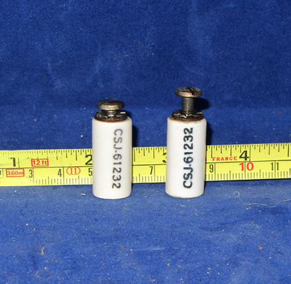 USN,, CERAMIC, PILLARS X2,  -A PAIR, CSJ-61232