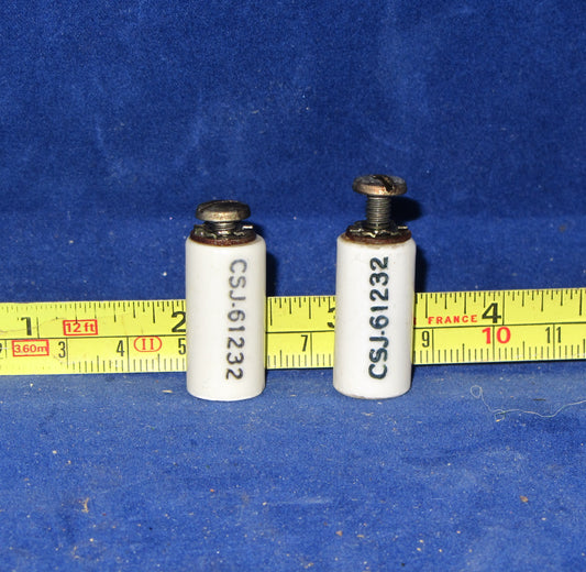 USN,, CERAMIC, PILLARS X2,  -A PAIR, CSJ-61232