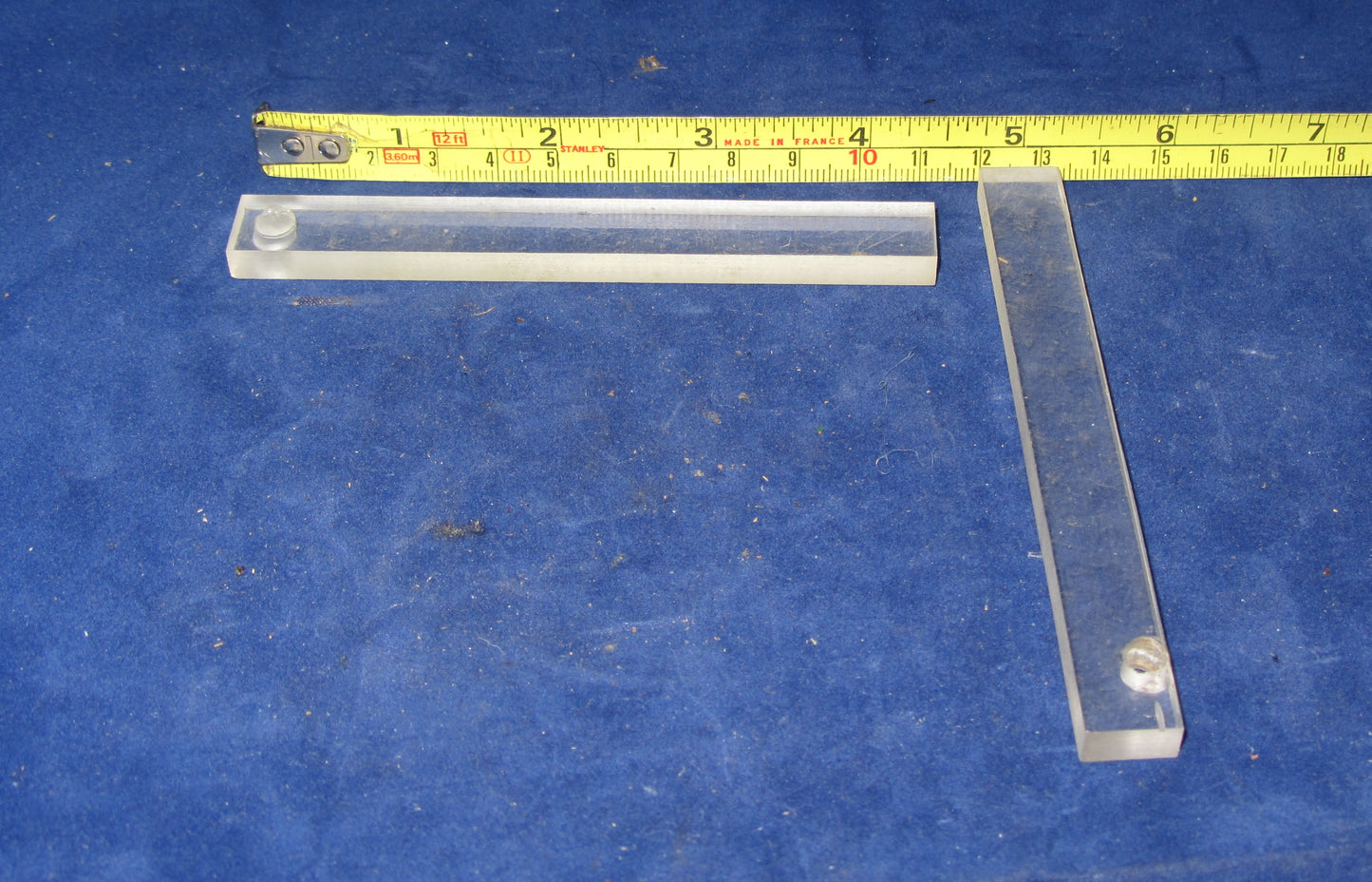 BAG OF 21, POLYSTYRENE, ANTENNA SEPARATORS, APPROX 4" LENGTH