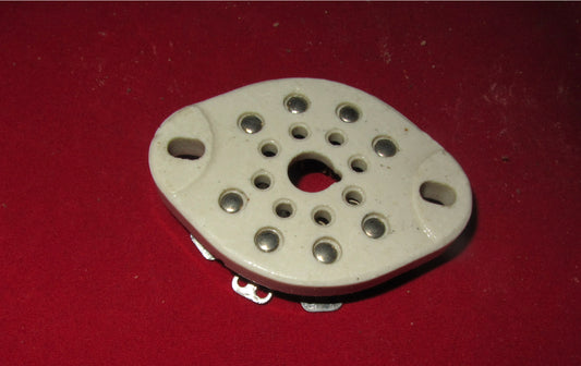 Johnson 228, 8-pin, Octal Valve Base, Ceramic, CEJ 49367 NEW