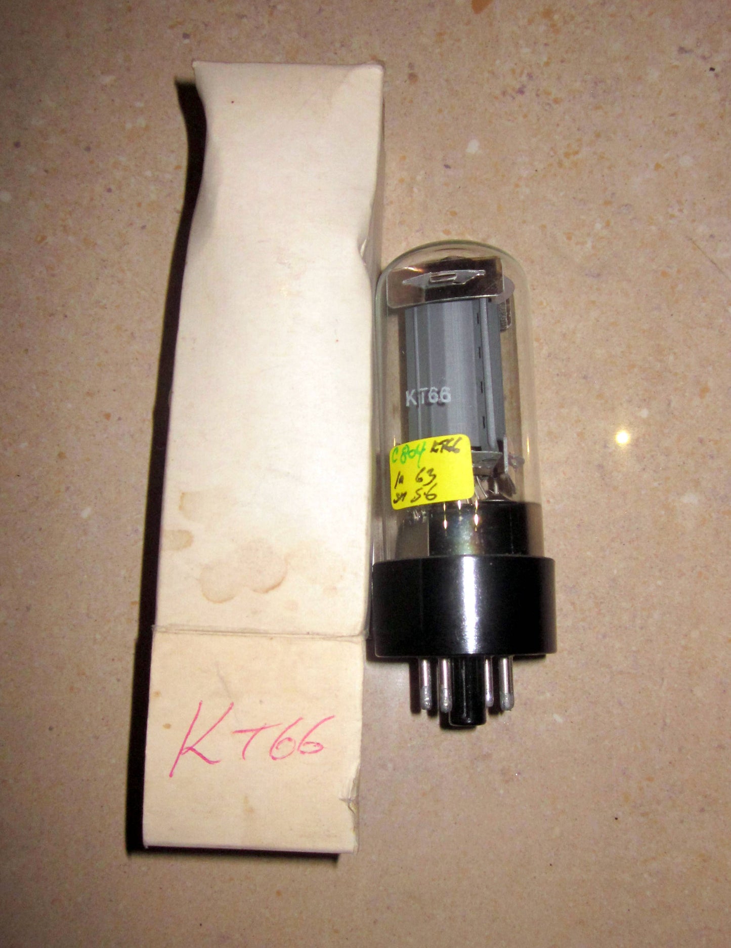 KT66 OUTPUT BEAM TETRODE SHORT FORM BOXED TESTED