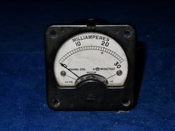AIR MINISTRY, 10A/7820, 0-30mA, Moving Coil Meter, DATED 1943