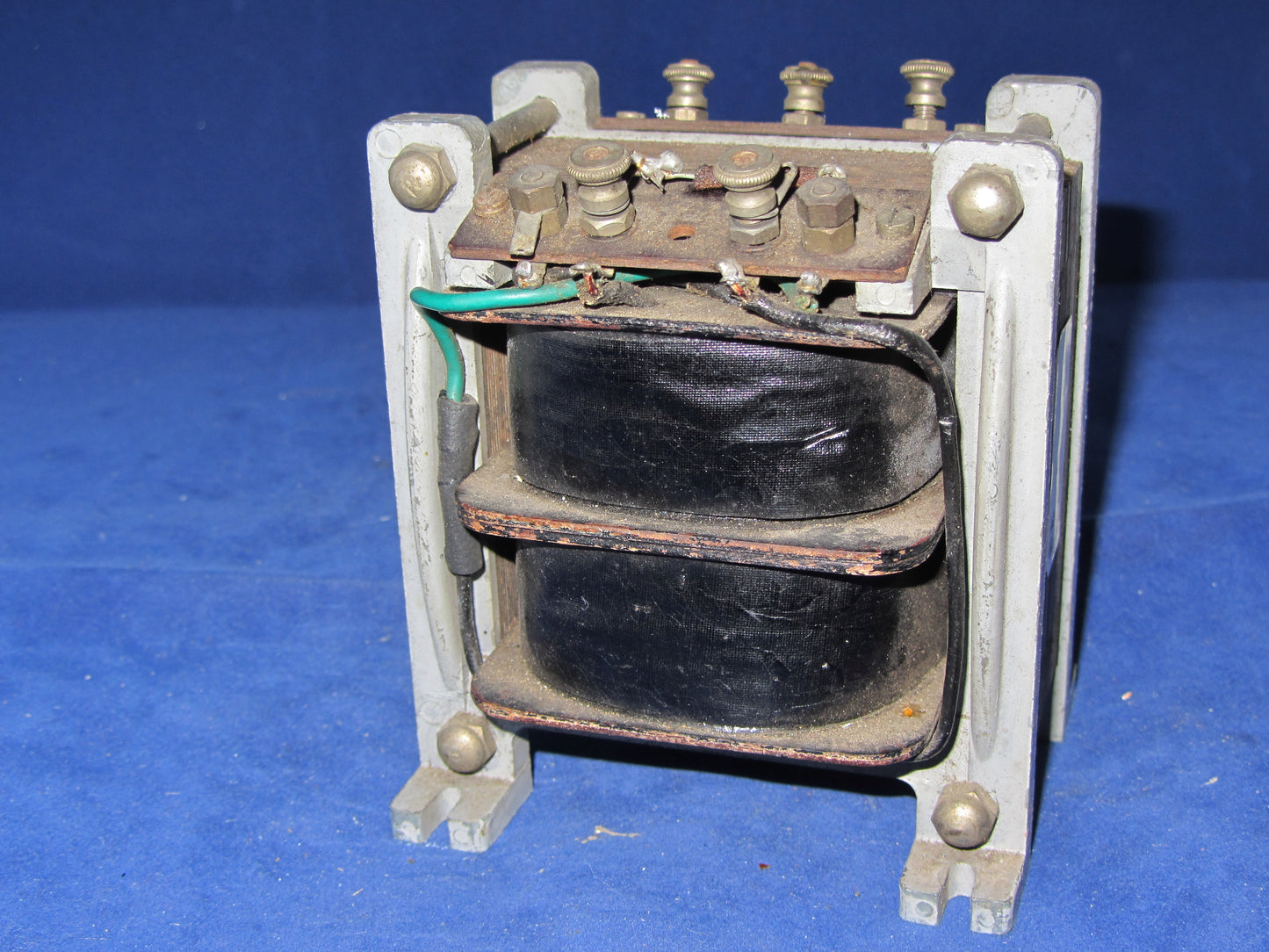 VINTAGE 1930S OUTPUT TRANSFORMER, CAST FRAME LIKE VORTEXION,  4500 OHMS, CENTRE TAPPED, TO 15 OHMS  2A3, 300B, PX4, EL34
