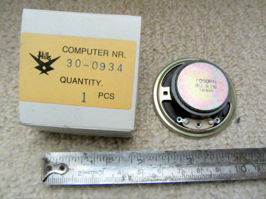 MINIATURE 8 OHM SPEAKER, 2 INS DIA, 0.2W
