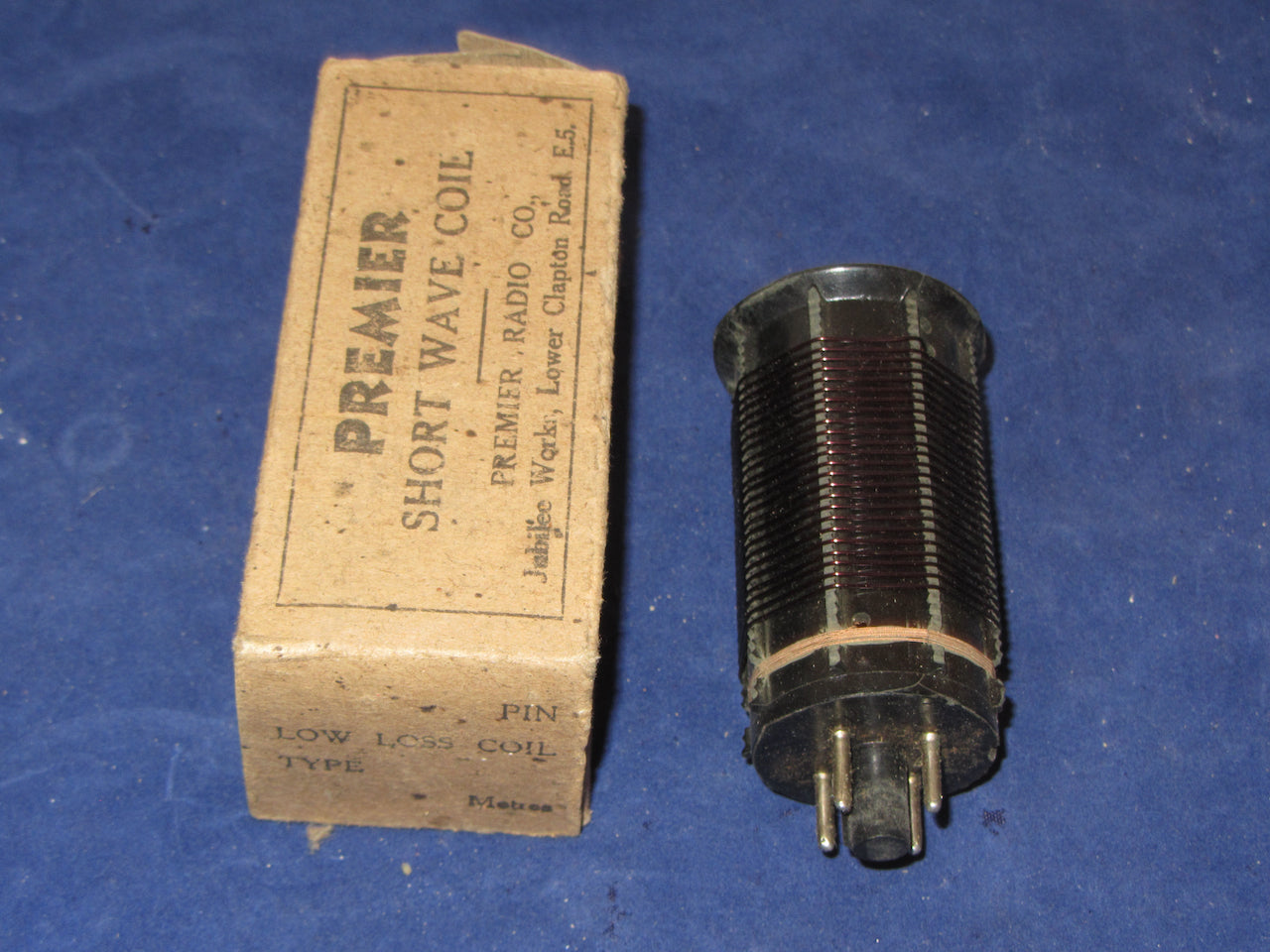 PREMIER RADIO CO.,  PLUG IN COIL, LIKE EDDYSTONE OR RAYMART, OCTAL,